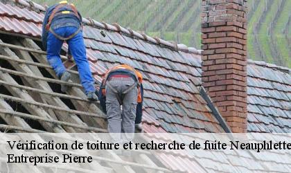 Vérification de toiture et recherche de fuite