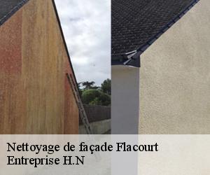 Nettoyage de façade  flacourt-78200 Eugene Toiture