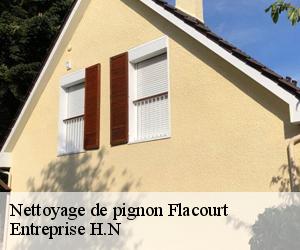 Nettoyage de pignon  flacourt-78200 Eugene Toiture