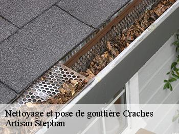 Nettoyage et pose de gouttière  craches-78660 Artisan Stephan