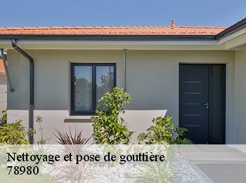 Nettoyage et pose de gouttière  78980