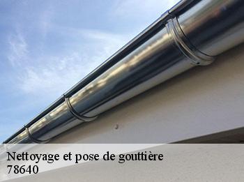 Nettoyage et pose de gouttière  78640
